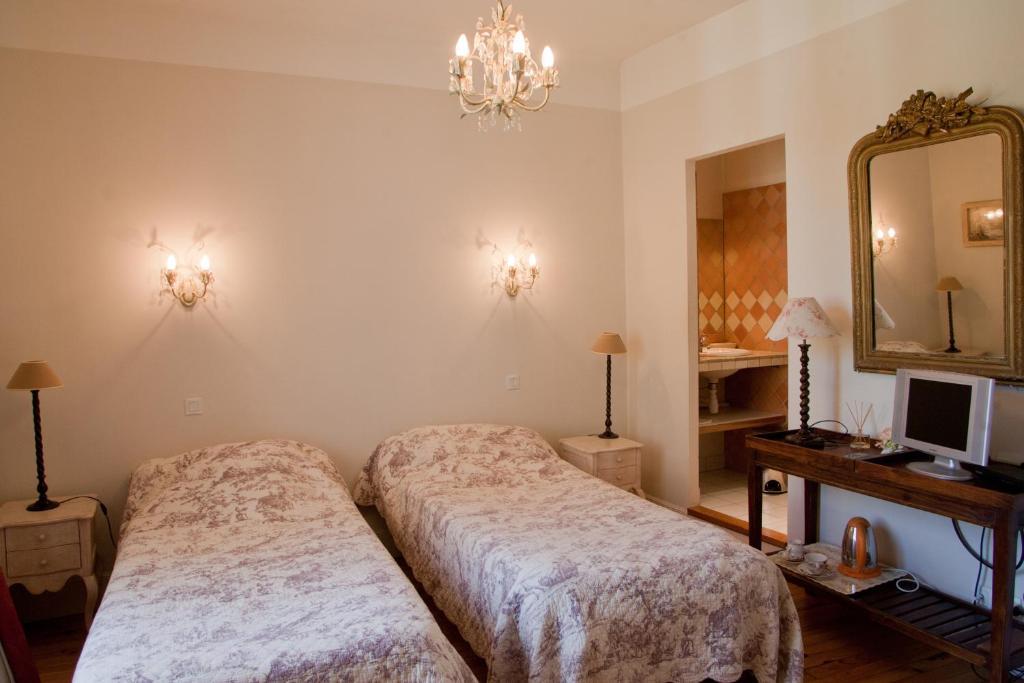Chambres D'Hotes Les Pratges ฟีแฌก ห้อง รูปภาพ